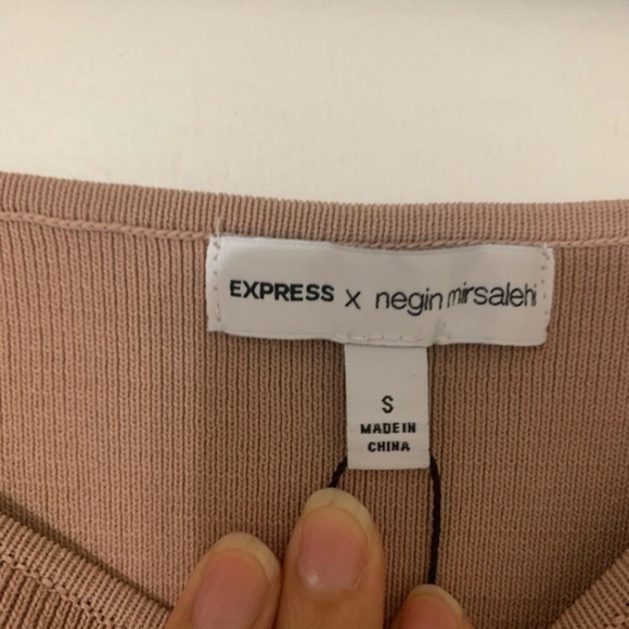 Express X Dusty Rose long sleeve mini dress Small - Picture 7 of 11